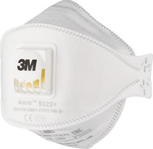 3M Aura 9322+ FFP2 ademhalingsmasker met uitademventiel