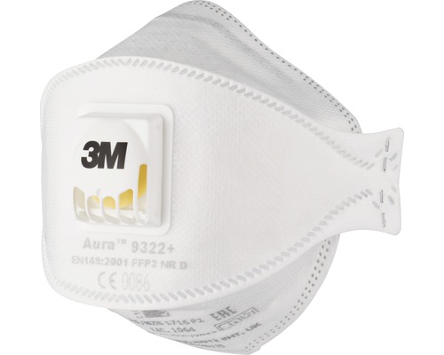 3M Aura 9322+ FFP2 ademhalingsmasker met uitademventiel