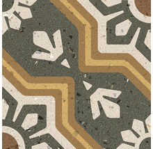 Decoratieve tegel met geometrisch patroon