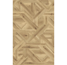 Houten vloer met parketpatroon