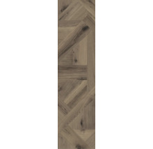 Houten vloer met visgraatpatroon
