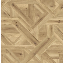 Houten parket met geometrisch patroon voor vloerbedekking