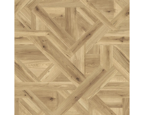 Houten parket met geometrisch patroon voor vloerbedekking