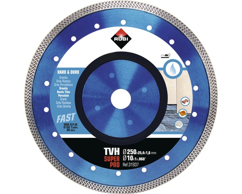 Rubi TVH Super Pro tegelsnijblad, diameter 250 millimeter