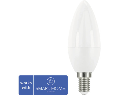 Kaarslamp met E14 fitting en Smart Home compatibiliteit