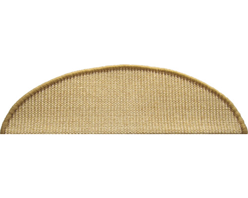 Halfronde trapmat van textiel