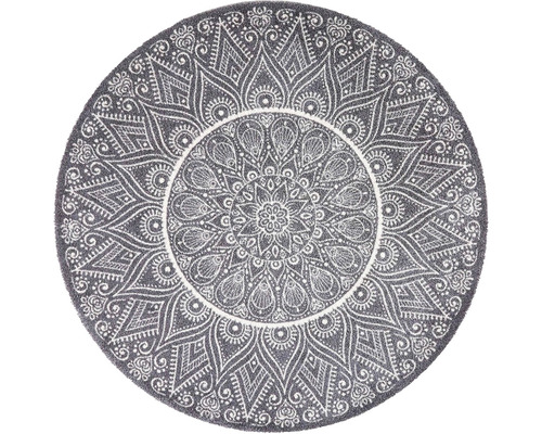 Rond tapijt met mandala patroon