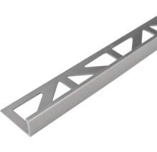 Tegelprofiel van aluminium met driehoekige en rechthoekige uitsparingen