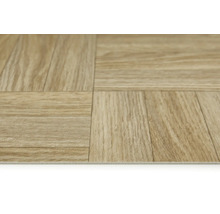 Close-up van een vinylvloer met houtlook