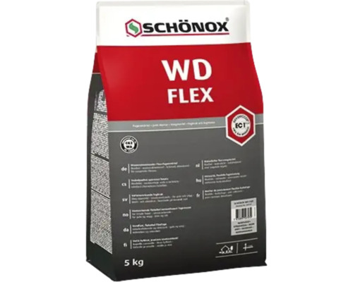 Schönox WD Flex voegmortel, 5 kg zak