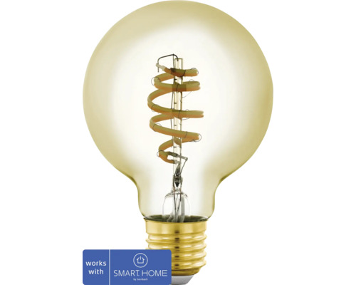 Slimme globe lamp met gloeidraad
