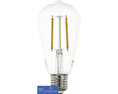 Heldere LED-lamp in peervorm met E27 fitting