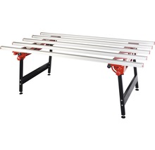 Tegelsnijtafel met aluminium profielen en verstelbare poten
