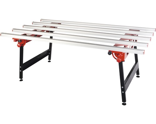 Tegelsnijtafel met aluminium profielen en verstelbare poten