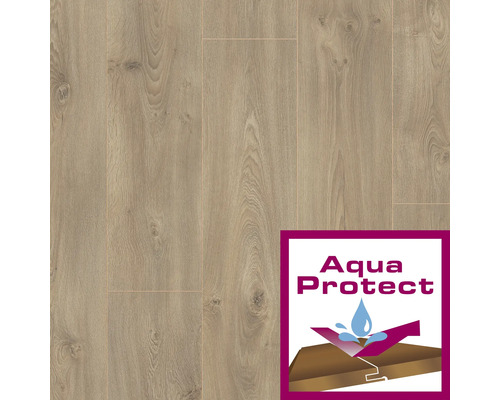 Laminaatvloer met houtlook en Aqua Protect keurmerk