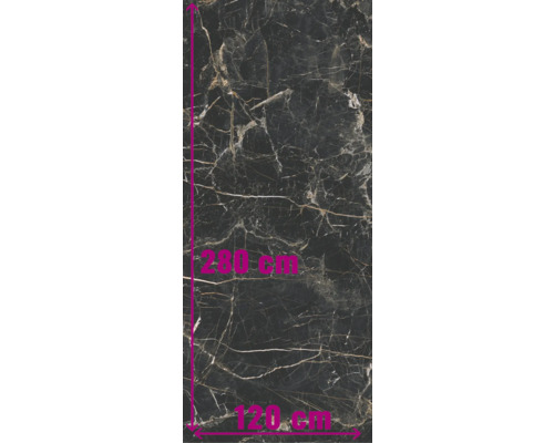 Tegelpatroon met marmerstructuur, afmetingen 280 bij 120 centimeter