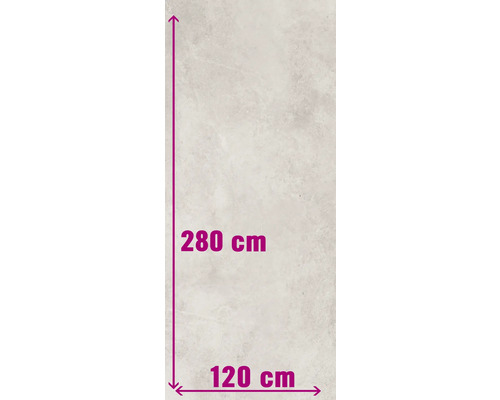 Afmetingen: 280 cm hoogte, 120 cm breedte