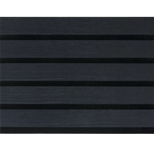 Houten paneel met messing en groef verbinding