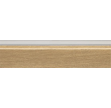 Plint met houten decor en clipbevestiging