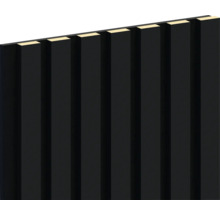 Zwarte wandpanelen voor interieurdecoratie