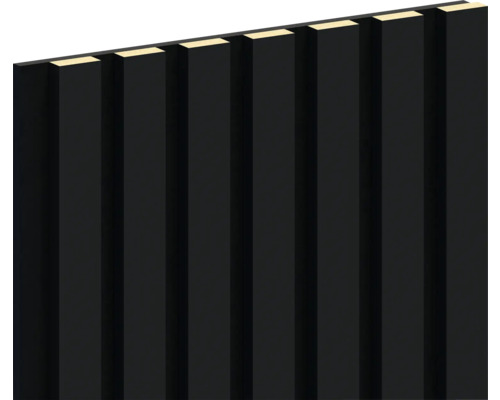 Zwarte wandpanelen voor interieurdecoratie
