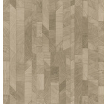 Houten vloer met geometrisch patroon