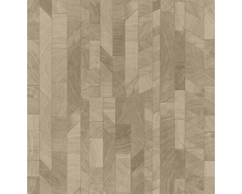 Houten vloer met geometrisch patroon