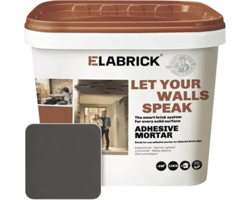 Elabrick emmer met lijmmortel voor wandbekleding