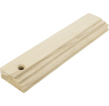 Houten lat met boring
