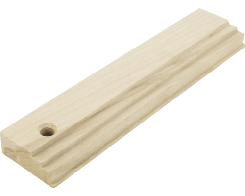 Houten lat met boring