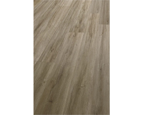 Gelegd vinylparket met houtlook.