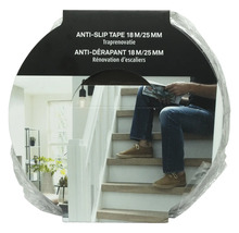 Antislip tape 18 meter/25 millimeter voor traprenovatie