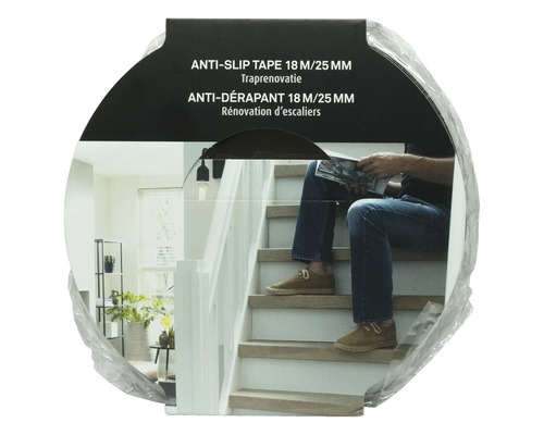 Antislip tape 18 meter/25 millimeter voor traprenovatie
