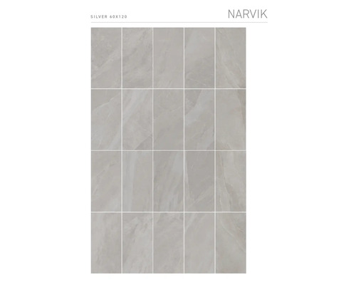 Vloertegels Narvik, 60x120 cm, keramisch