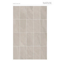Narvik Sand 40x120 tegelpatroon