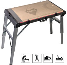 Rubi multifunctionele tafel met verstelbare poten
