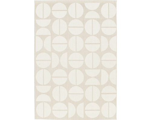 Vloerkleed met geometrisch cirkelontwerp