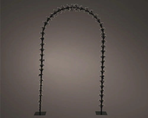 Decoratieve poort met ledverlichting voor buiten