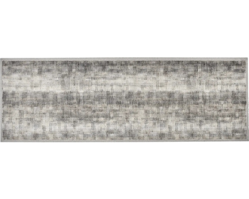 Grijs-wit tapijt met abstract patroon