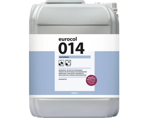 Eurocol 014 Euroclean reinigings- en ontvettingsmiddel in een 10 kilogram jerrycan