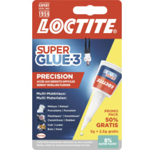 Loctite Super Glue 3 precisielijm verpakking met 5 gram plus 2,5 gram gratis