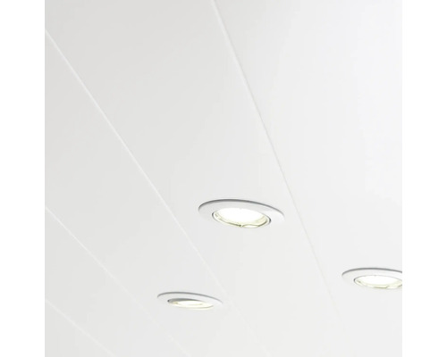 Plafond met inbouwspots