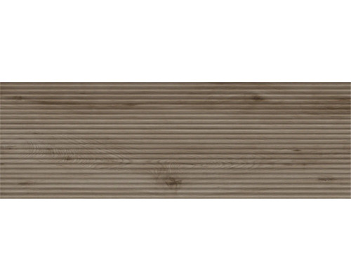 Decoratieve plaat met houten structuur en horizontale groeven