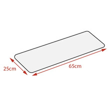 Afbeelding van een mat met de afmetingen 25 x 65 centimeter